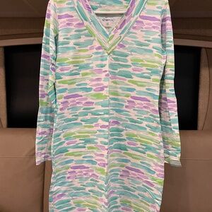 Ibkul Cooling SPF Golf Dress Womens M Deidra Seafoam Technical Features! Nice!
